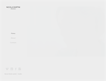 Tablet Screenshot of nicolamartinidirector.com
